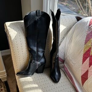 ASOS Black Heeled Boots